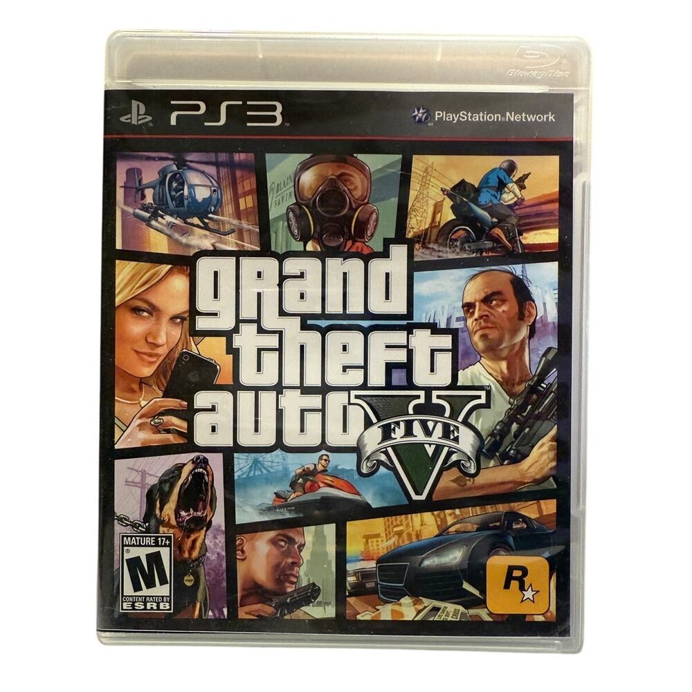 Grand Theft Auto V (GTA V) PS3 - Mint Condition 2013 Release